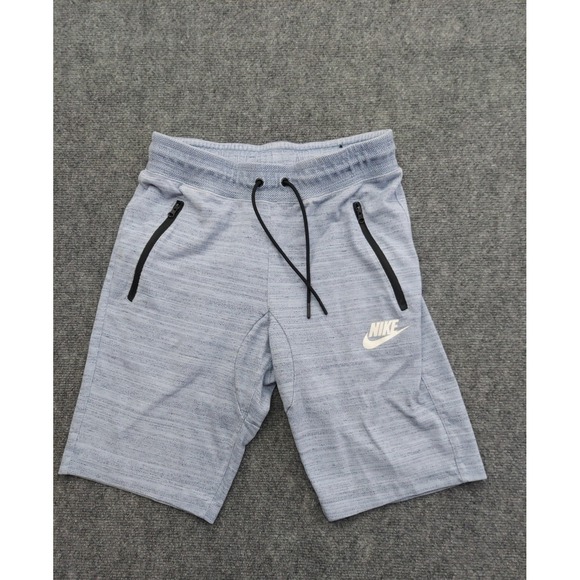 Nike Shorts Mens Small Blue Tech Knit Drawstring Zip Pockets Athletic 837014-450 - Picture 1 of 14